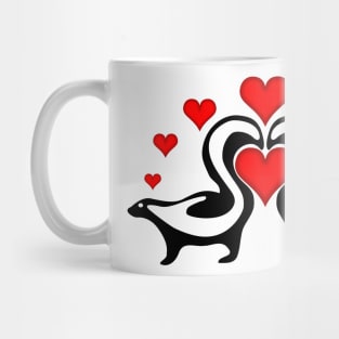 Skunks In Love Mug